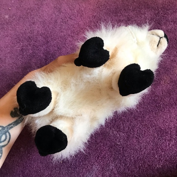 Mountain goat plush toy fluffy white realistic stuffed animal K&M international - Picture 8 of 10